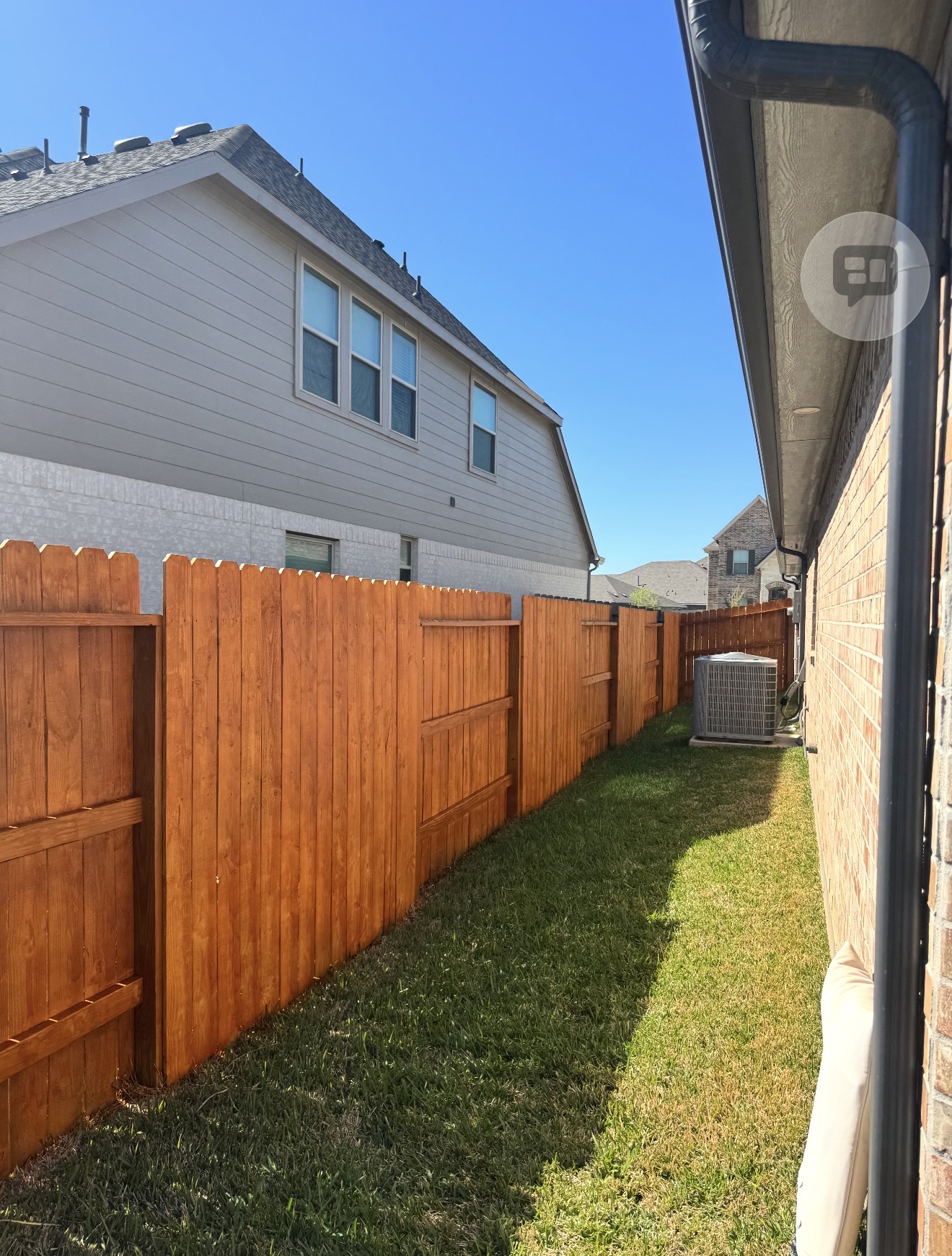 Honey cedar fence